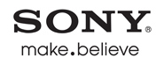 Sony make.believe logo - black